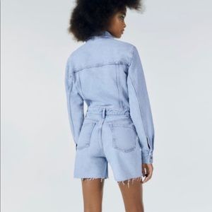 Zara Denim Jumpsuit